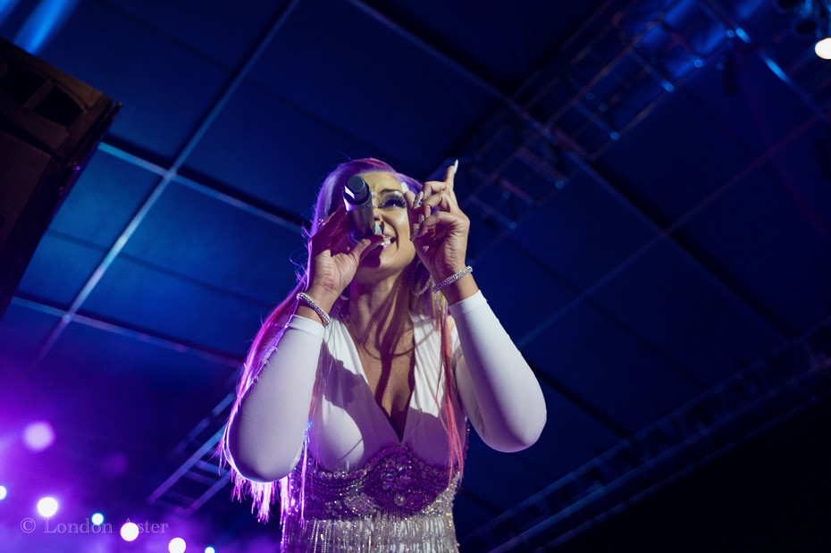Mya performing live at pride 2021