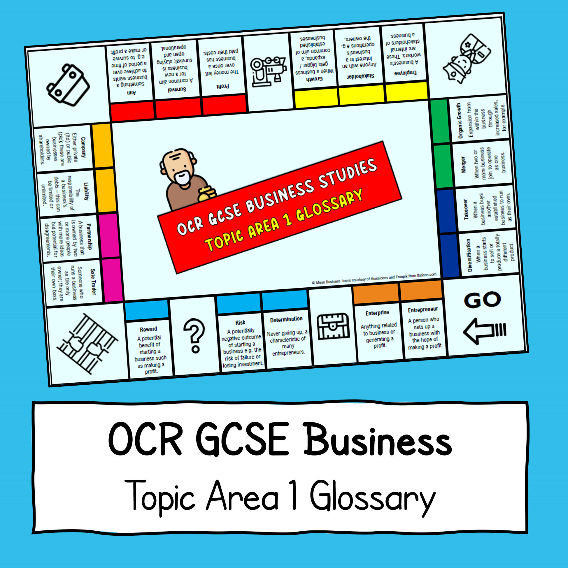 OCR GCSE Business - Topic Area 1 Glossary
