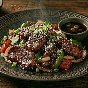 Fried Lamb with Cumin