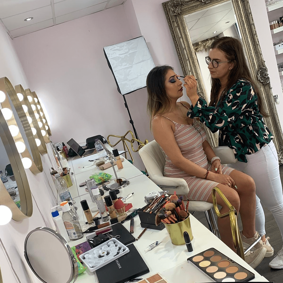 AR Makeup Academy Birmingham students work