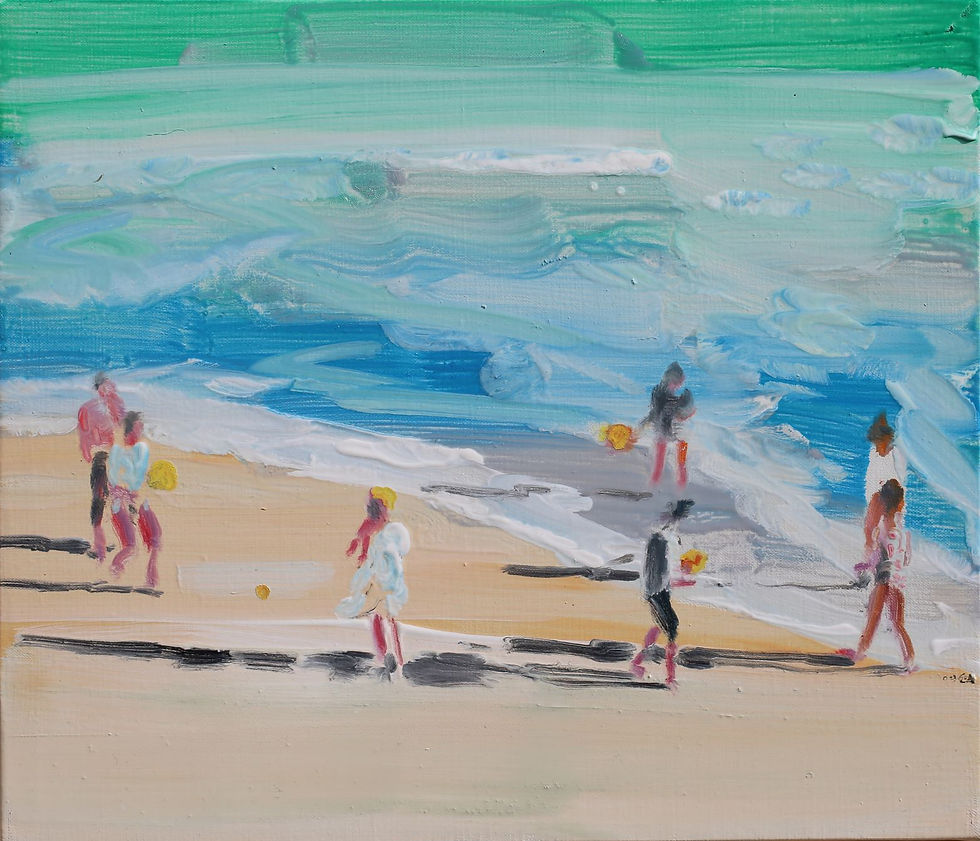 권여현, 낯선 숲의 일탈자들 Deviators in Heteroclite Forest 4O1A0449, 2022, Oil on canvas, 46 x 53