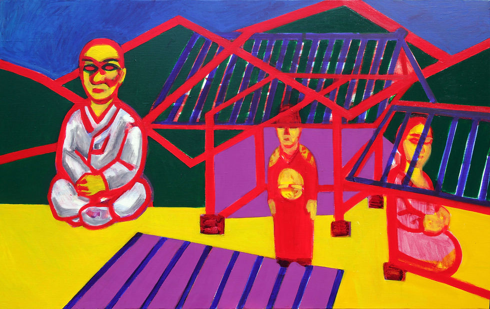 서용선 Suh Yongsun, 매월당, 단종 부부 Maewoldang, King Danjong and Queen Jeongsoon, 2007-2014, Acryl