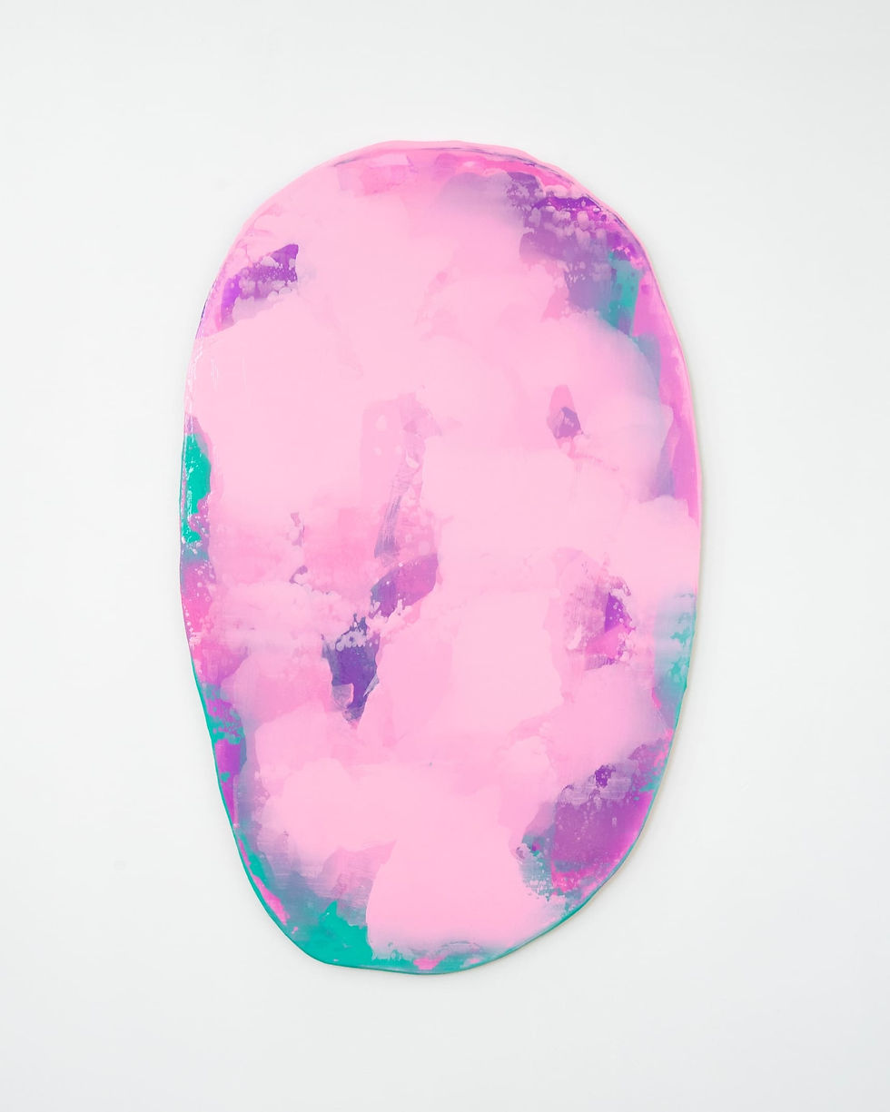 닉 슐라이커 Nick Schleicher, 720-BJS, 2026, Acrylic, gel gloss, glazing medium, fluorescent pig