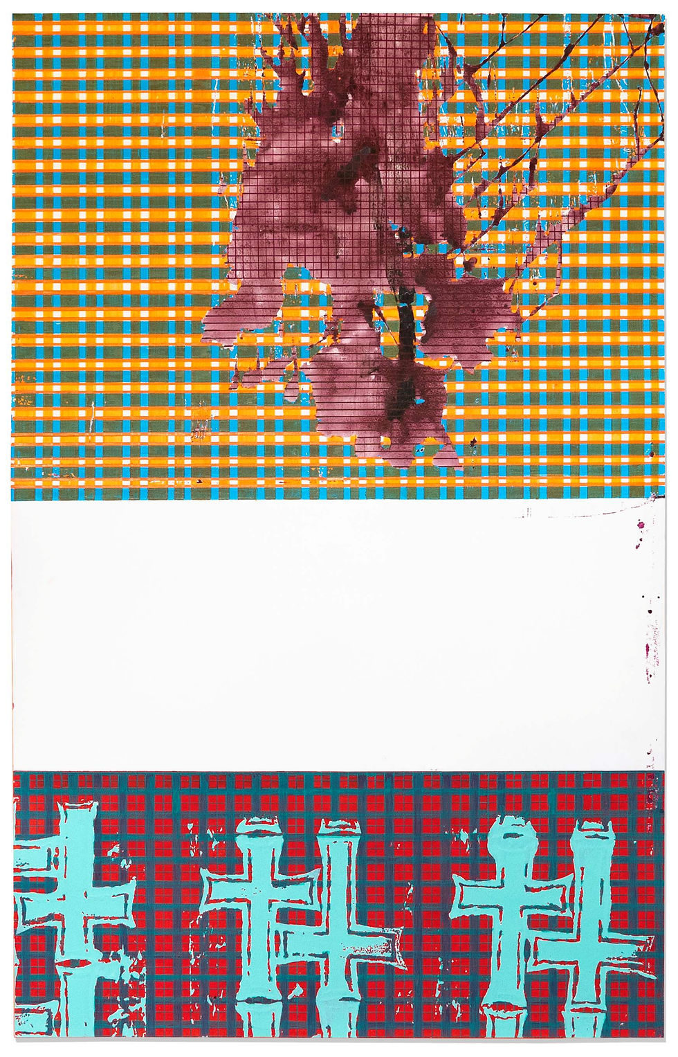 Jorge Rios, Untitled/Untitled I, 2025, Acrylic on paper_46x32