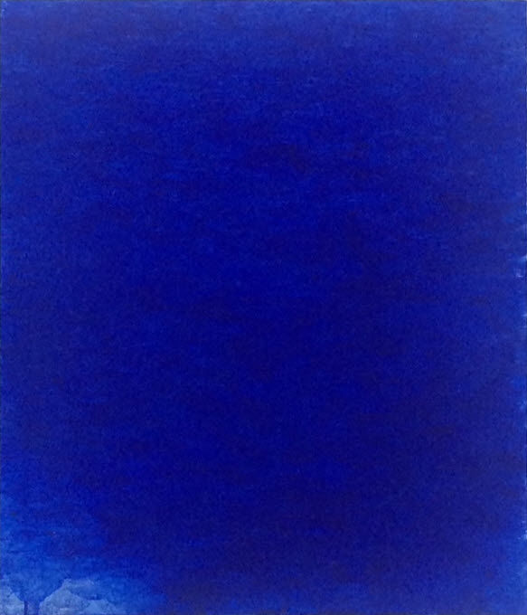 김춘수 Kim Tschoonsu, ULTRA-MARINE 1715, 2017, Oil on canvas, 53 x 45.5cm
