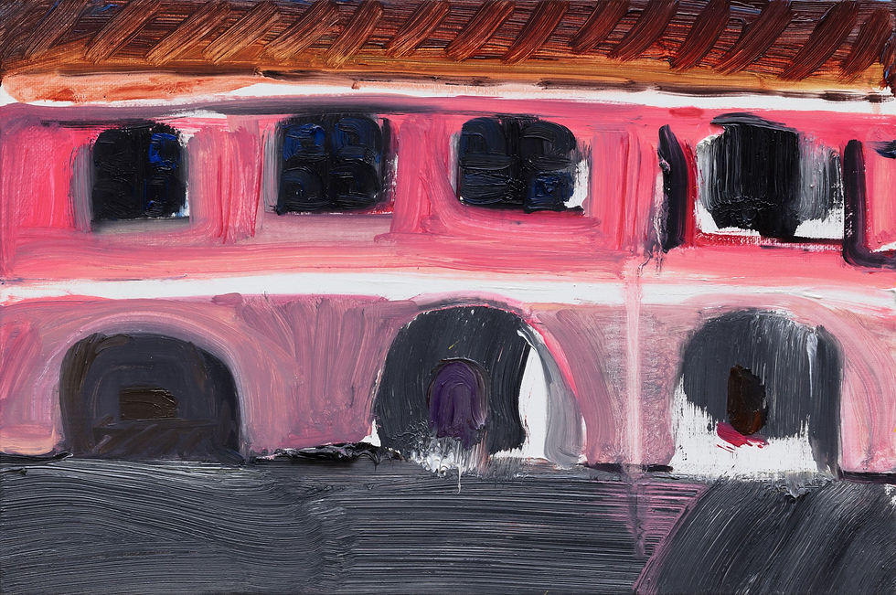 유현경 You Hyeonkyeong, 길 위에서 #8 On The Road #8, 2023, Oil on canvas, 27 x 40.5cm