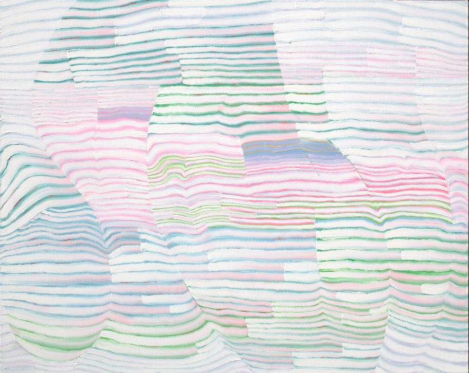 김영헌 Kim Young-hun, p25024-Frequency, 2025-2026, Oil on linen, 80 x 100cm