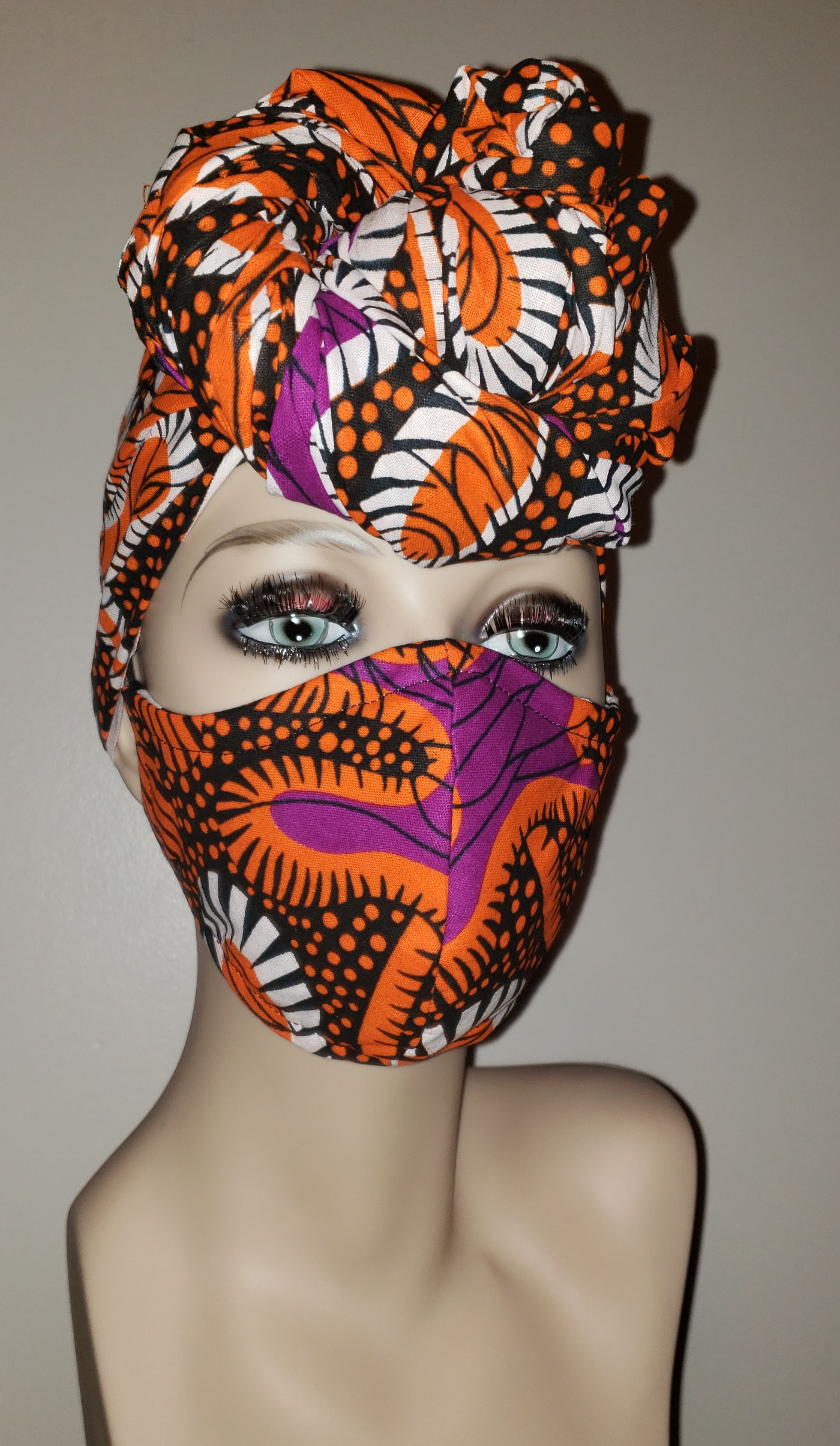 Amare Turban & Mask Set