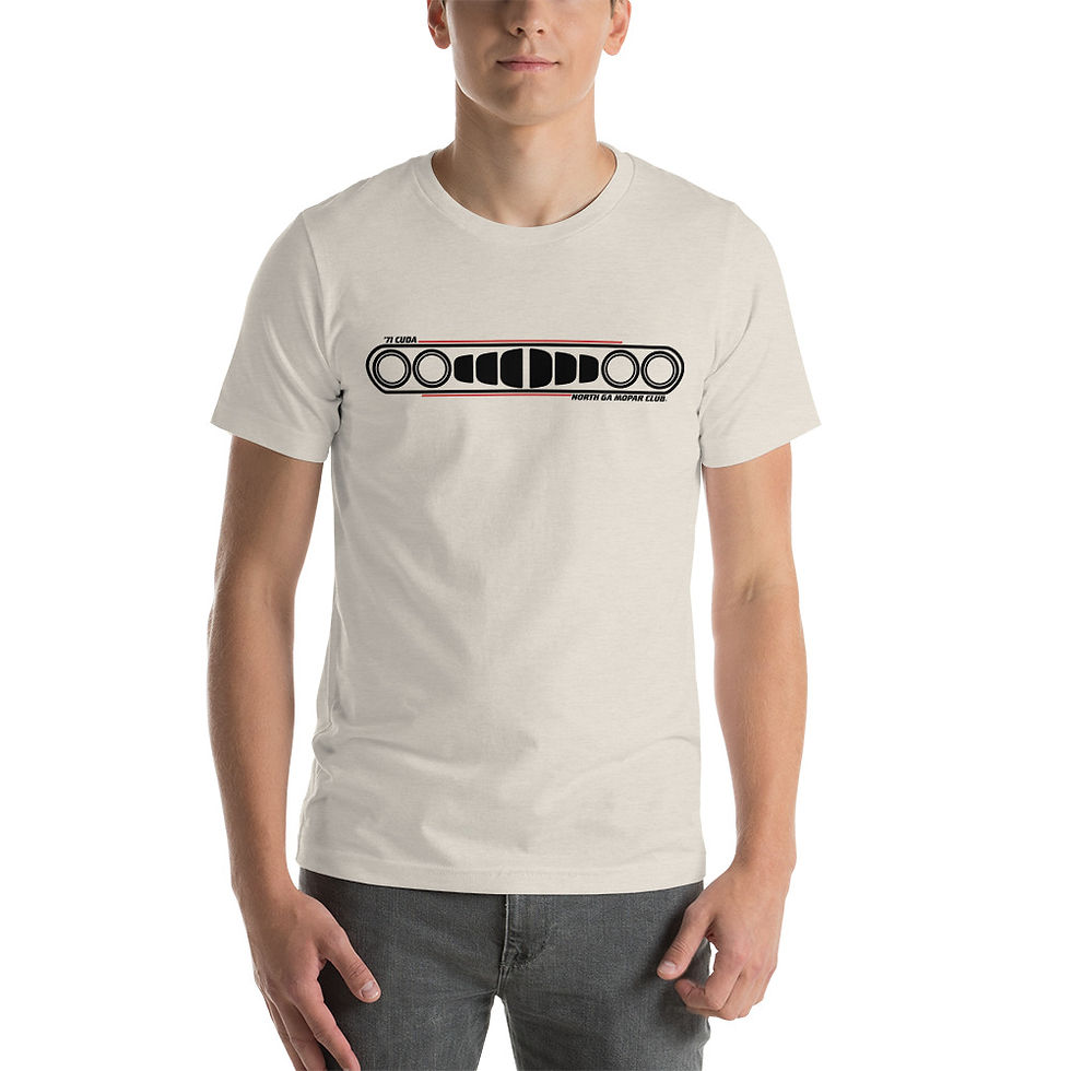 Thumbnail: '71 Cuda Headlight Tee - White