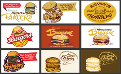 Burger Logo Options