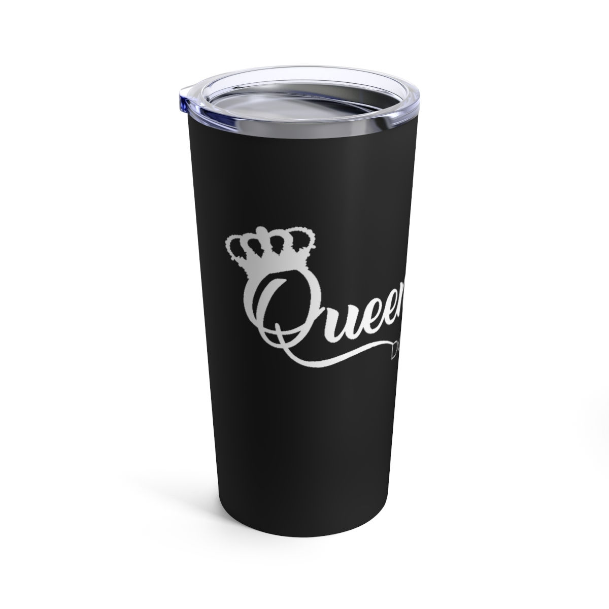 White QCDF Black Tumbler 20oz
