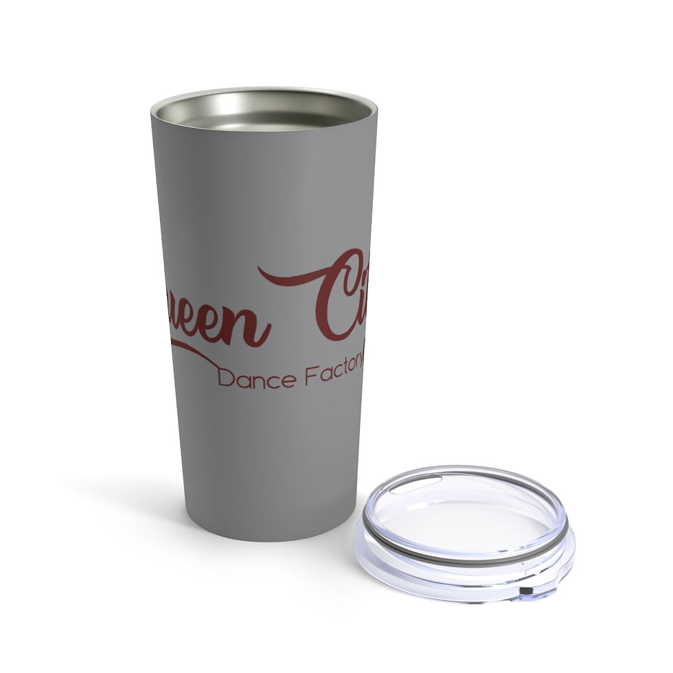 Thumbnail: Burgundy QCDF Grey Tumbler 20oz
