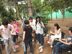 就活を終えてみんなでBBQ