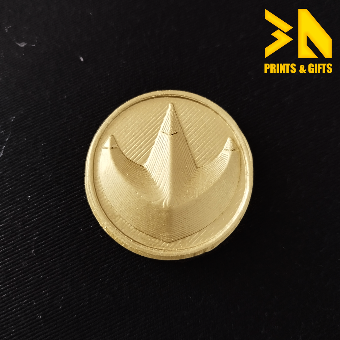 IMÁN. Dragonzord Green Ranger Power Coin