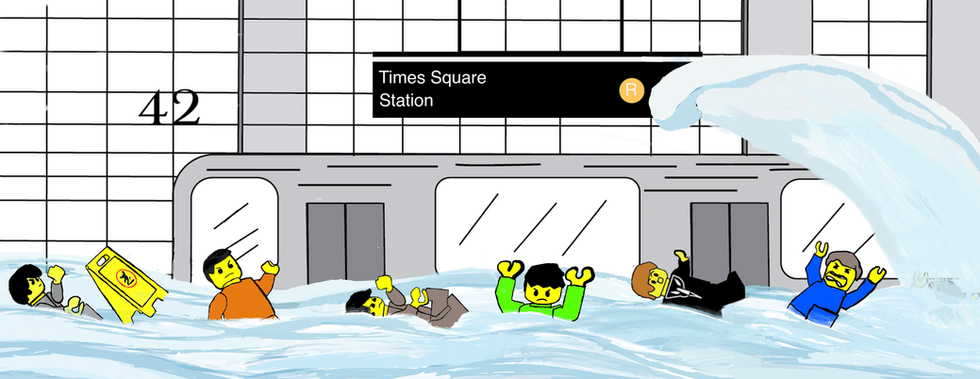 MTA weather conditions poster 