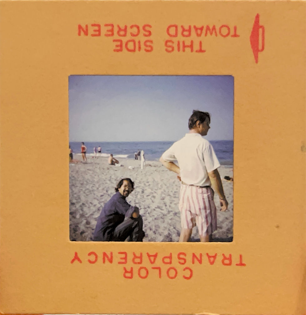 Men on Beach - Reverse