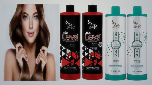 Kit in ZAP Me Leva Braziliaans 2x1L All Time BIO Keratine behandeling