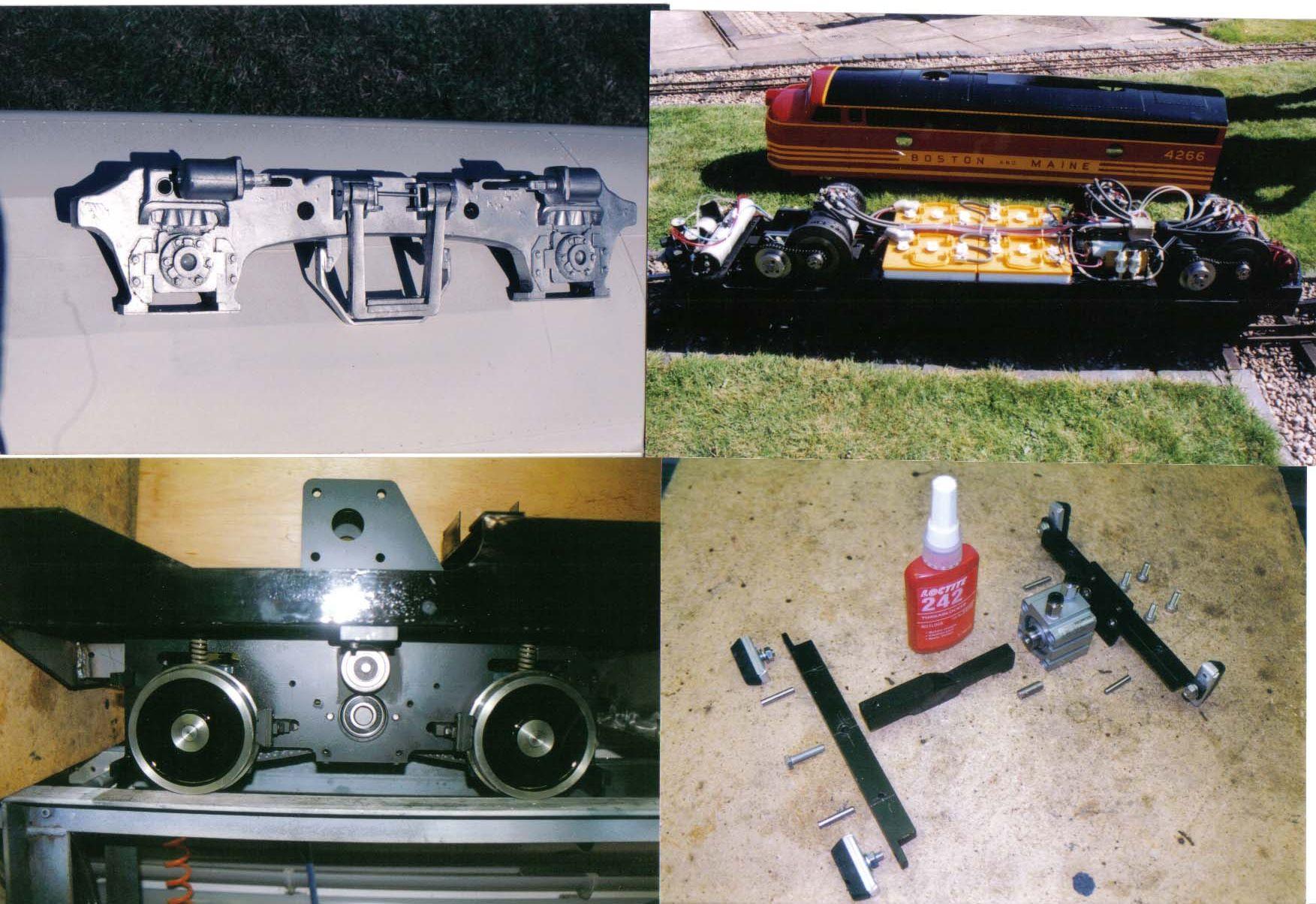 F7 Heavy Haul bogie, chassis and battery installation, preserved in the Phoenix asset record.