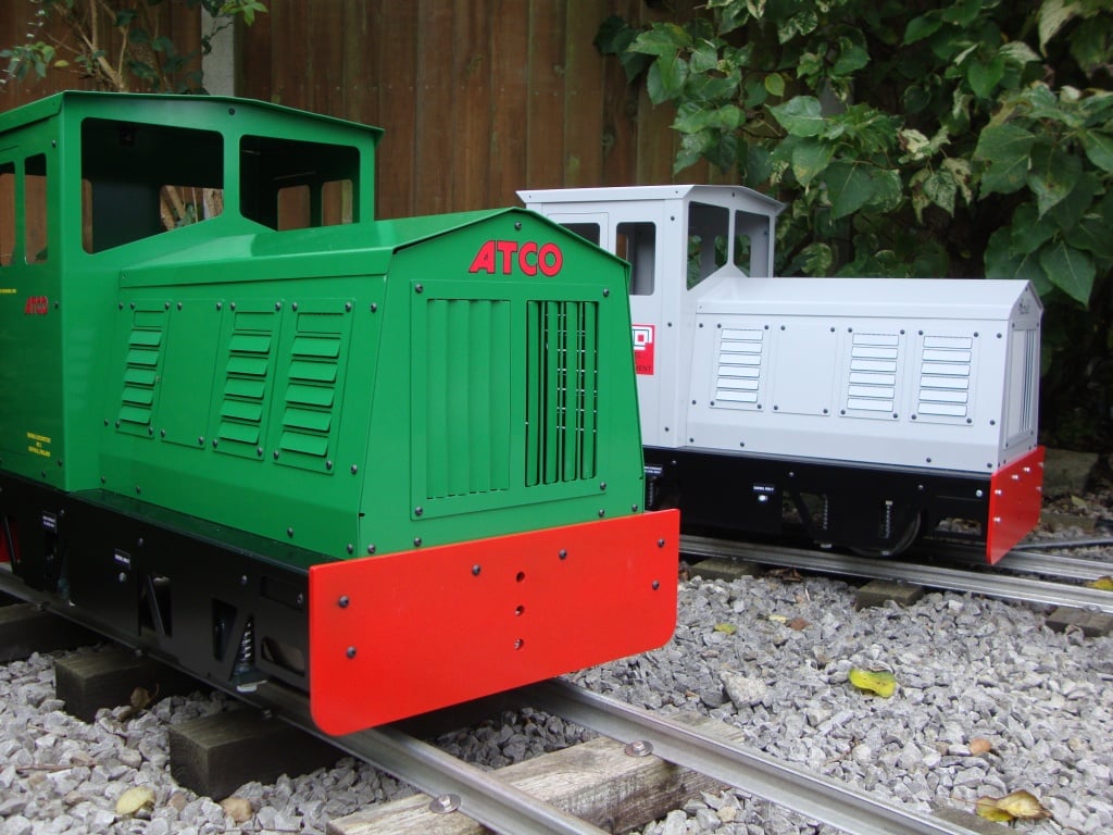 Project Loco 2 examples in green ATCO and white liveries.