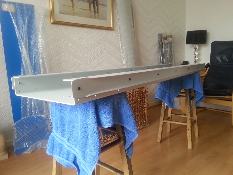 The 5 inch chassis under construction, 20 September 2014.