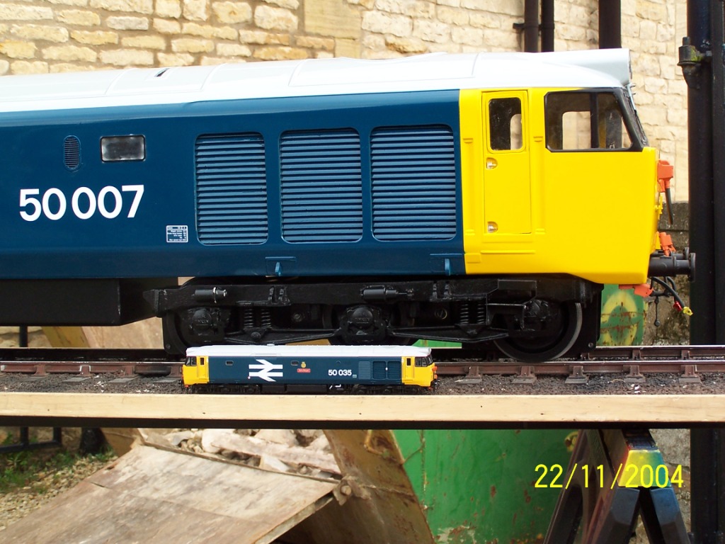 Class 50 Hoover miniature locomotive
