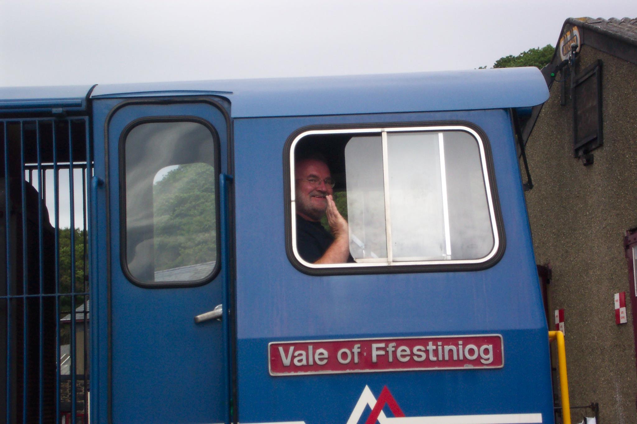 The cab of the full-size Vale of Ffestiniog in Phoenix’s 2013 archive