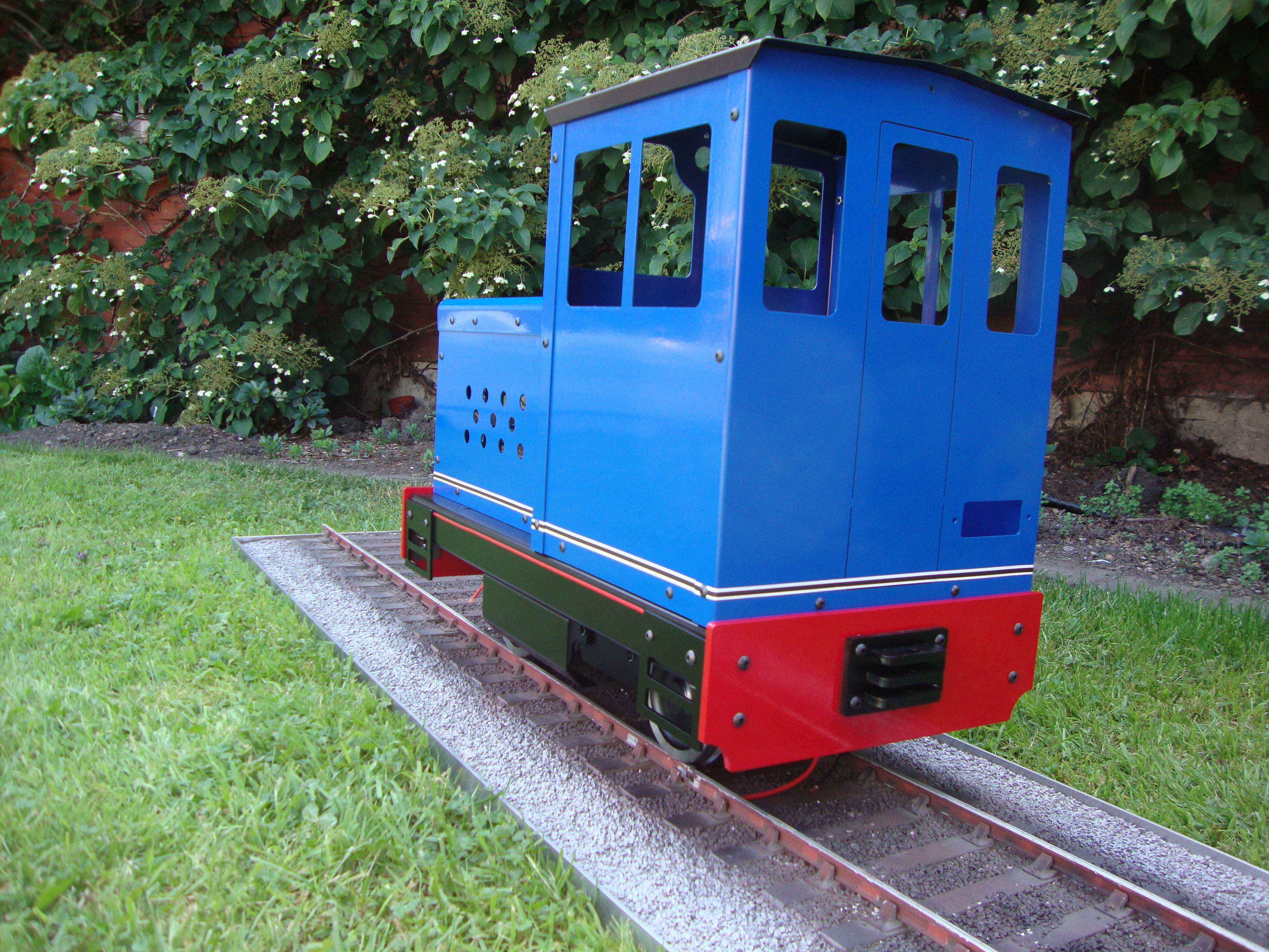 The blue Comet from the cab end.