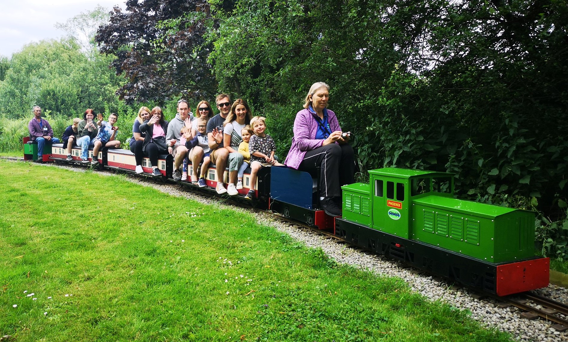 Titan: passenger hauling on a miniature railway