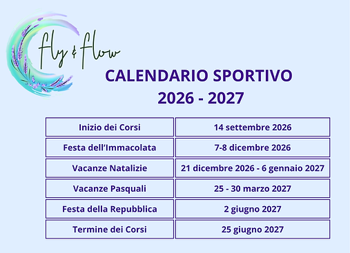 Calendario Sportivo 2026-2027