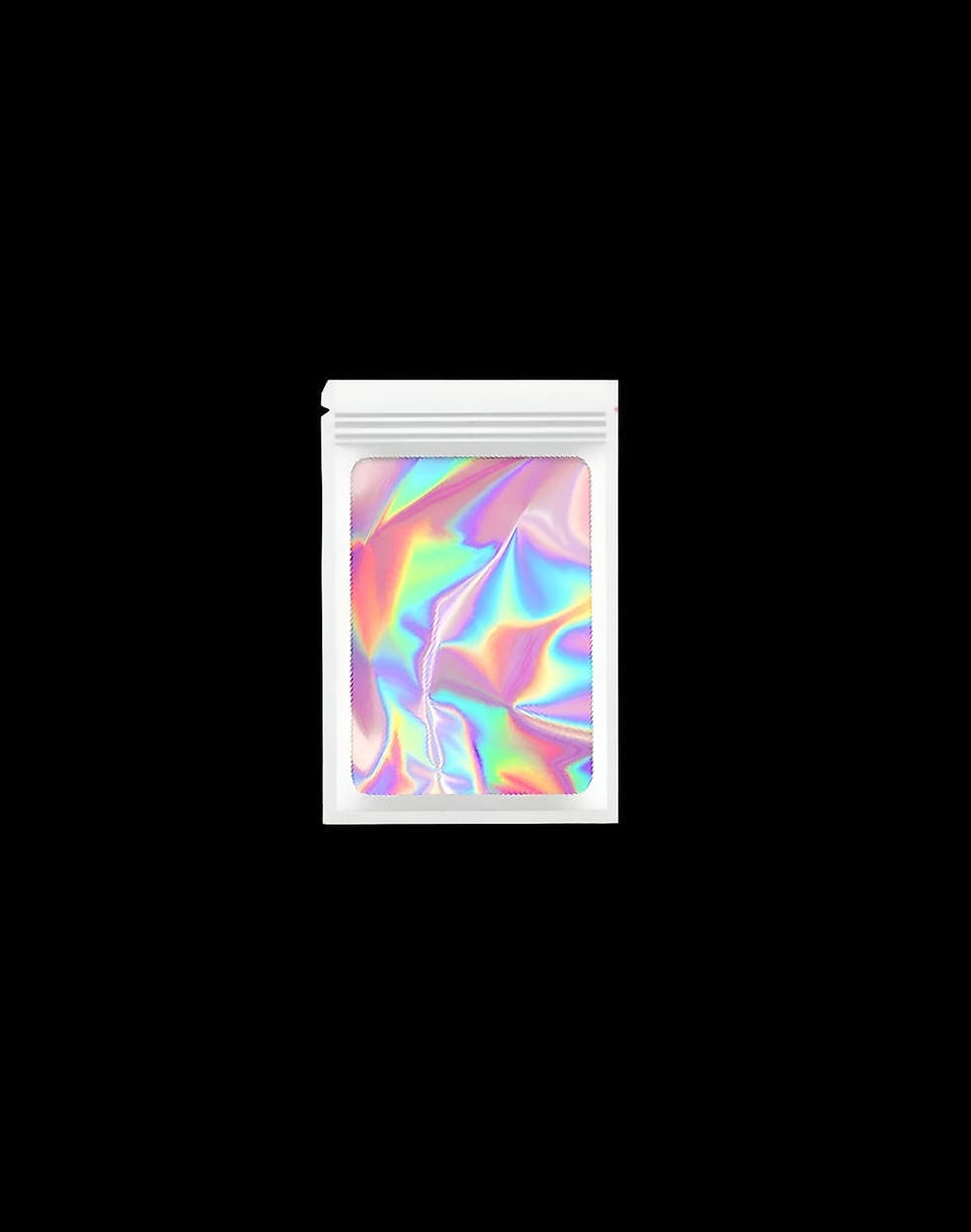 White Holographic Bag - Flower capacity 3 to 5g