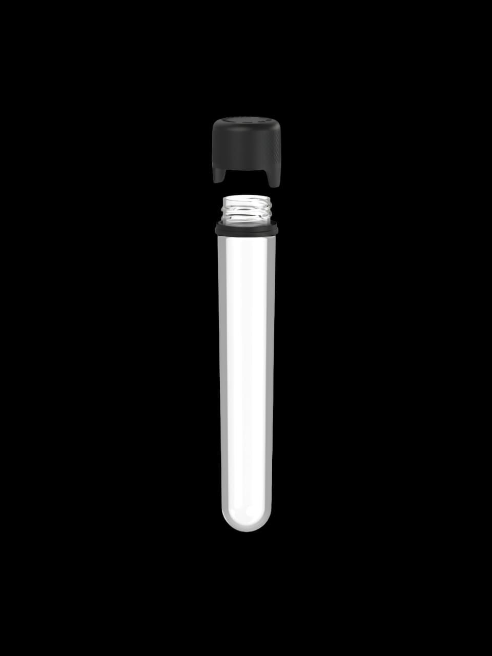 Thumbnail: 113mm Clear Aviator Tube with Black Lid