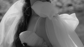 Delicate tulle and sparkling beadwork on a luxury wedding gown, showcasing nature-inspired bridal couture details