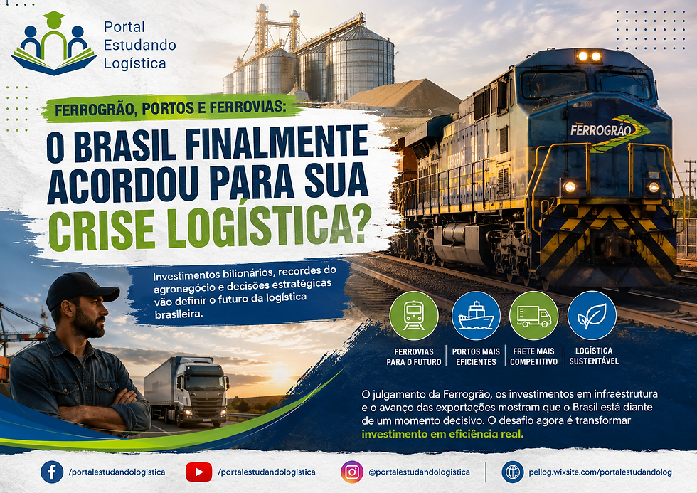 Ferrogrão, portos e ferrovias: o Brasil finalmente acordou para sua crise logística?