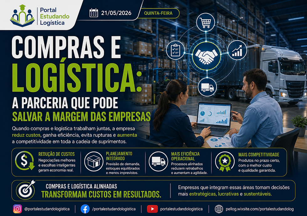 Compras e logística: a parceria que pode salvar a margem das empresas
