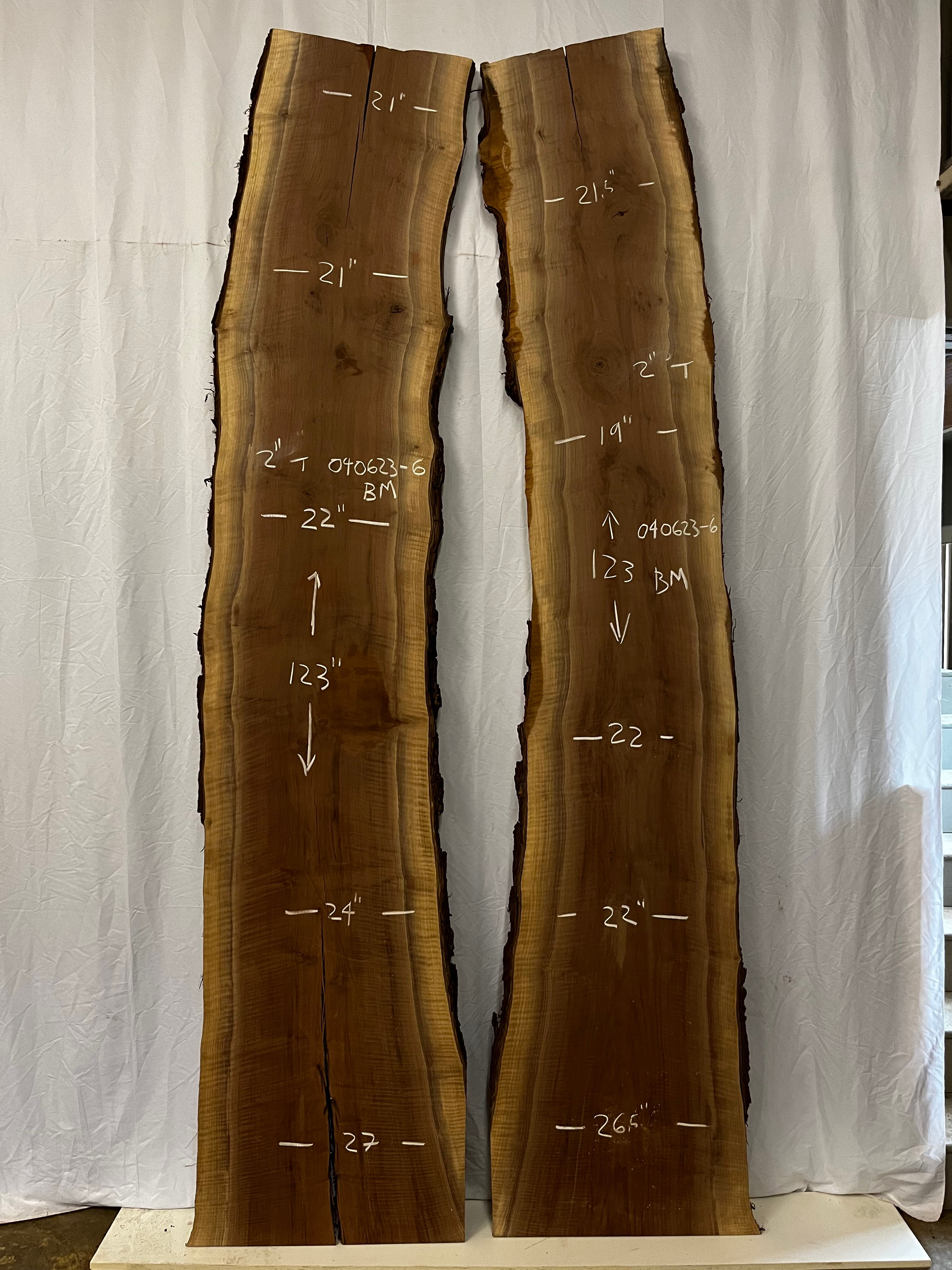 040623-6 Book Matched Walnut