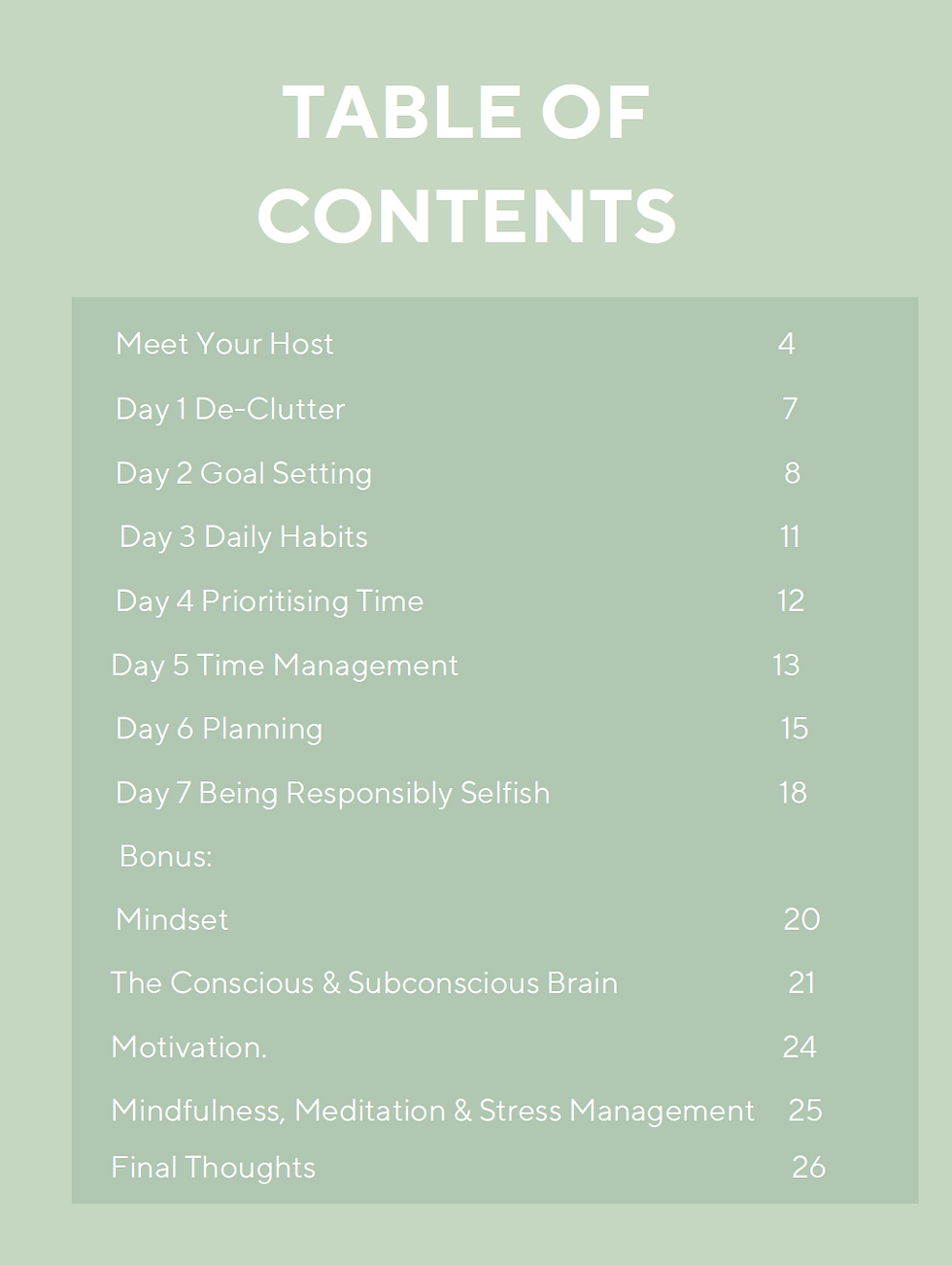 Thumbnail: 7 Day Game Changer Programme