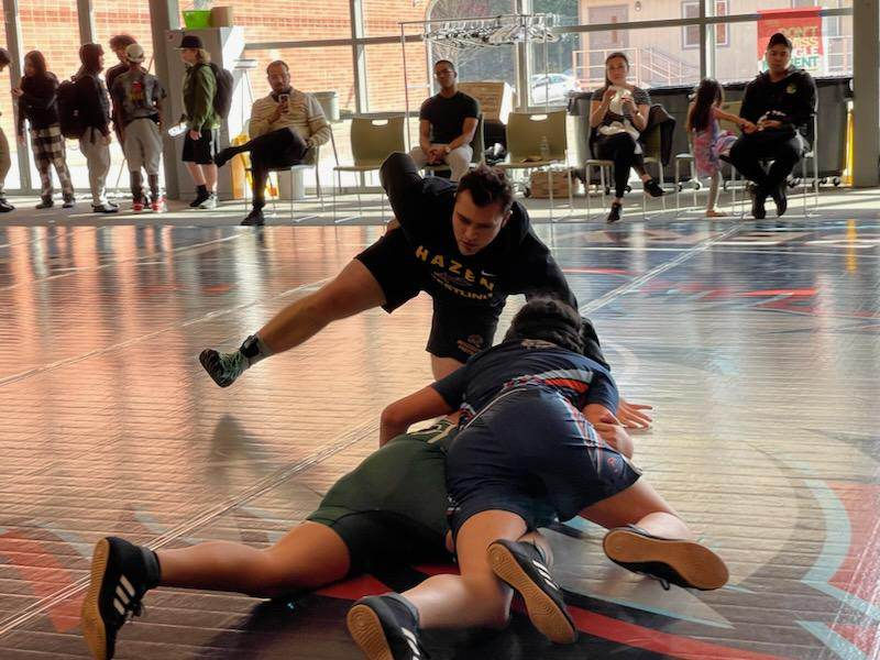 Copy of Wrestling Ref at Risdon Middle School 2023 2