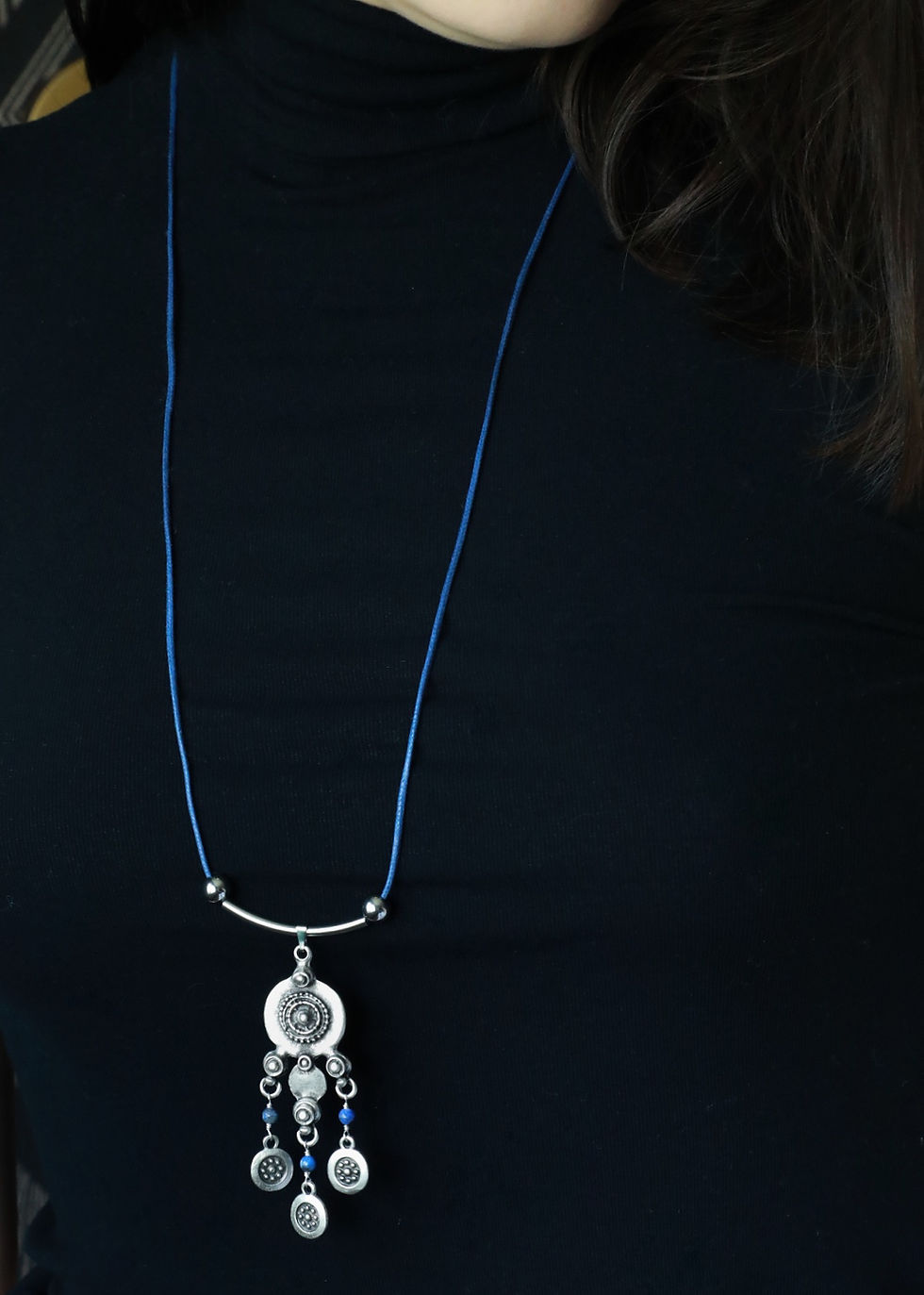 Thumbnail: Bohemian Style Long Necklace, Boho Necklace, Ethnic Style Necklace 