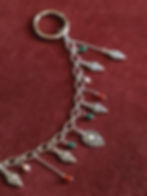 Thumbnail: Bag Charm Keyring ~ Inspired by Kazakh and Central Asian Jewellery  