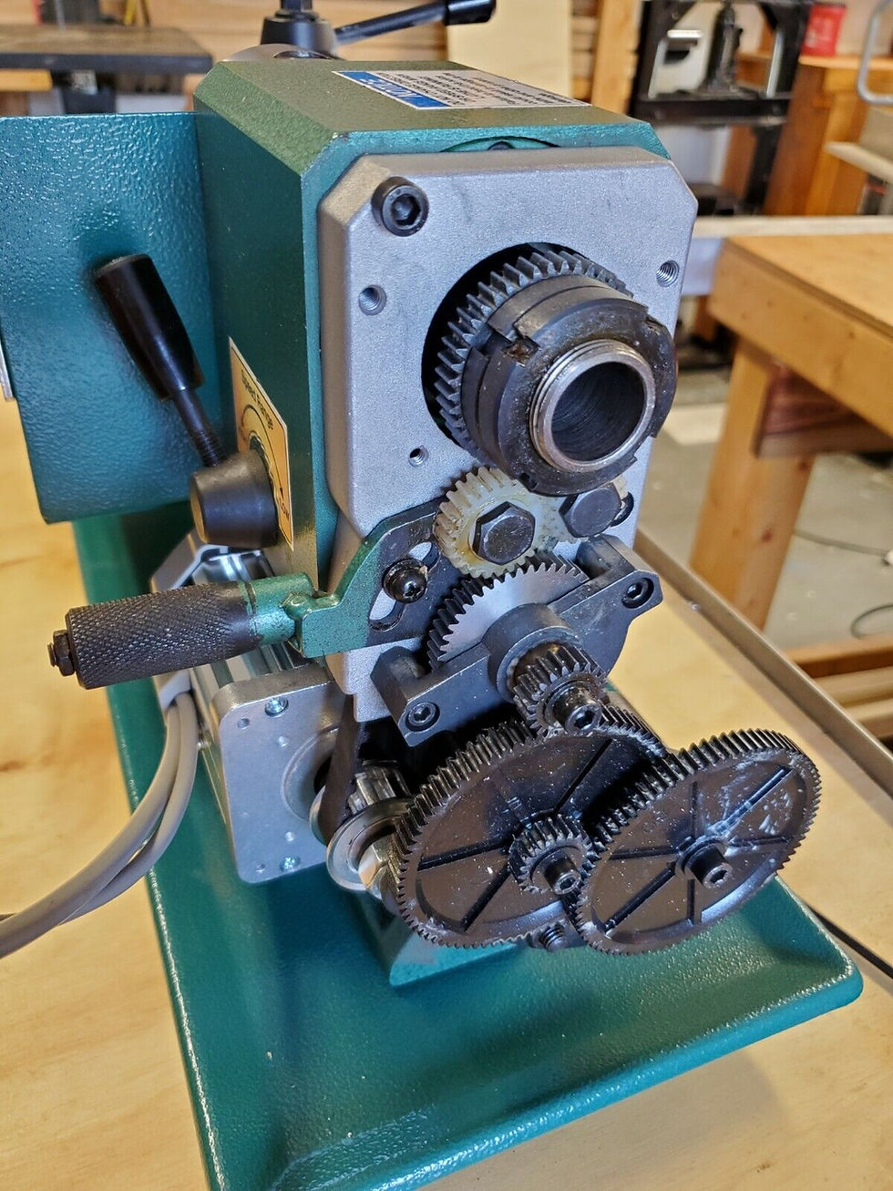 Thumbnail: Mini Metal Lathe 2 speed 750W  Servo Motor Upgrade Kit. Grizzly Harbor Freight