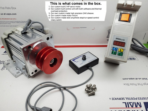 Smithy Granite 1324 Combo 2 hp Servo Motor Upgrade Kit Lathe Milling ...