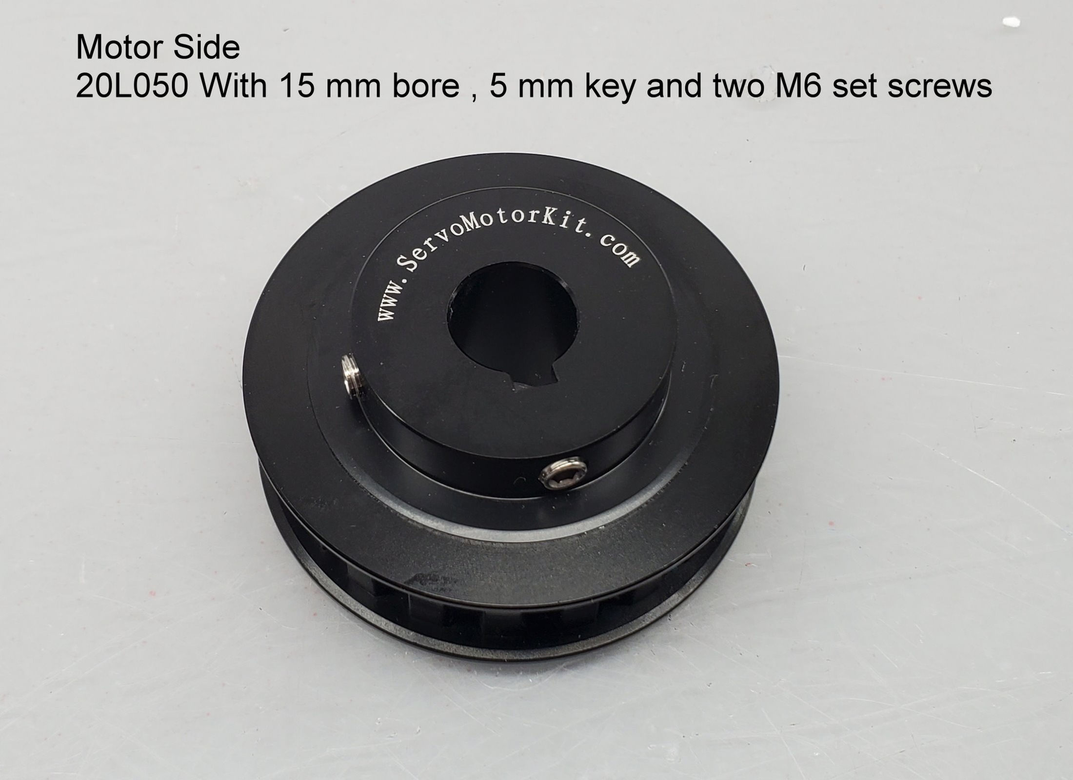 20L050 With 15 mm bore 5 mm key. Synchronous Timing Pulley