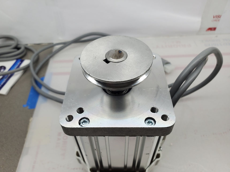 Thumbnail: 900W MX-210V M type Belt 8X16 Metal Lathe  Servo Motor upgrade Kit