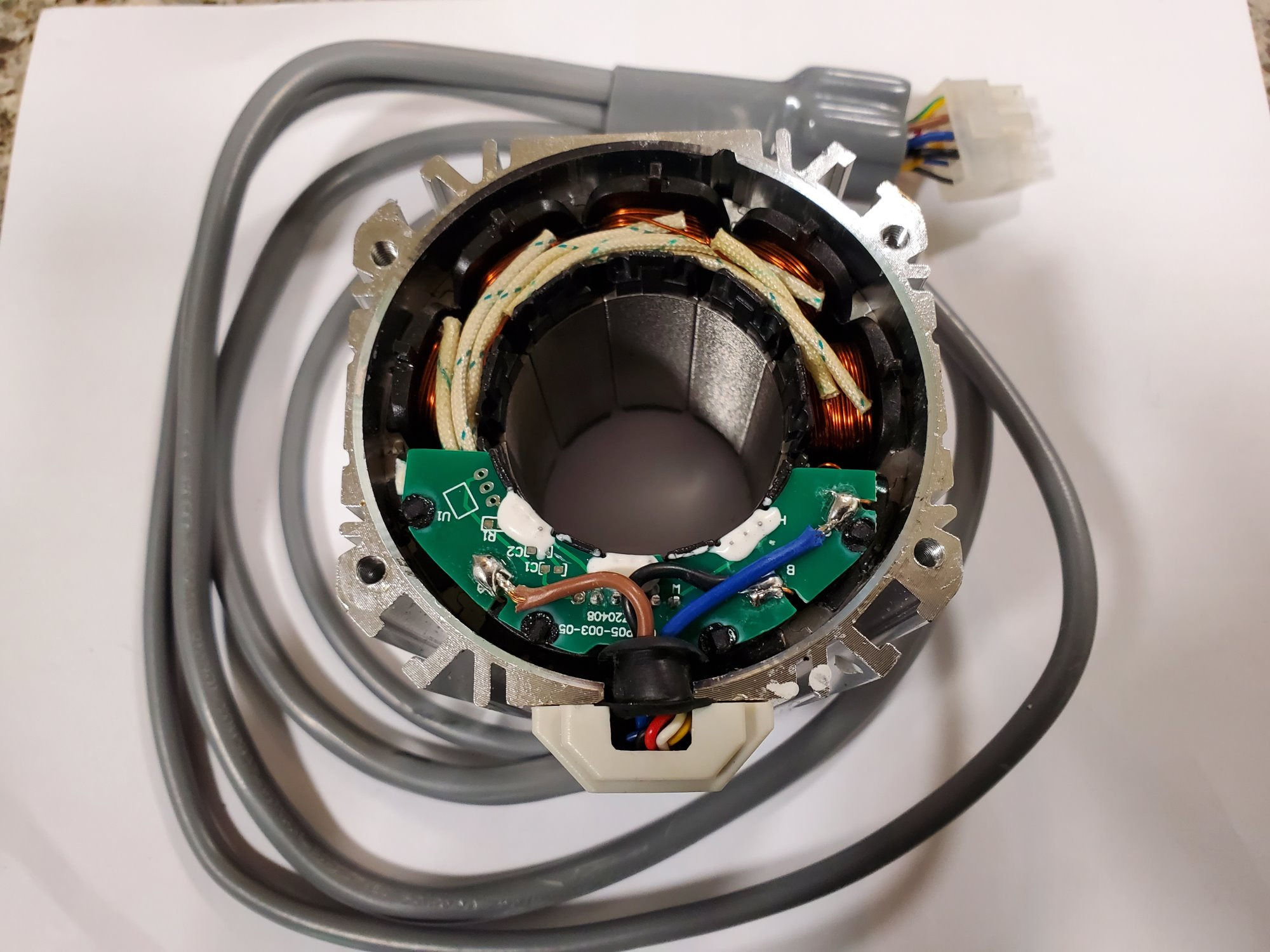 900 Watt Center Housing with windings and hall sensors