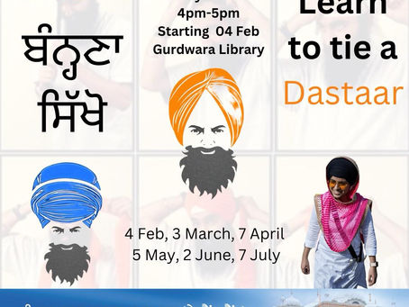 Learn to tie a Dastaar