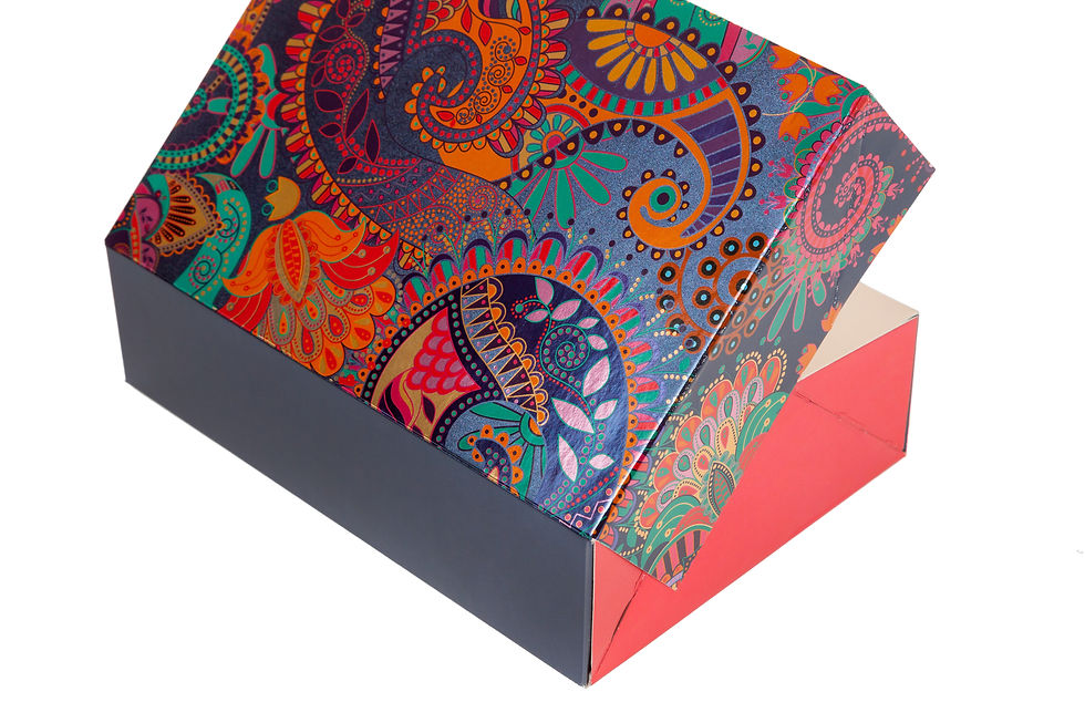 Thumbnail: Multi Paisley Foil UV Box