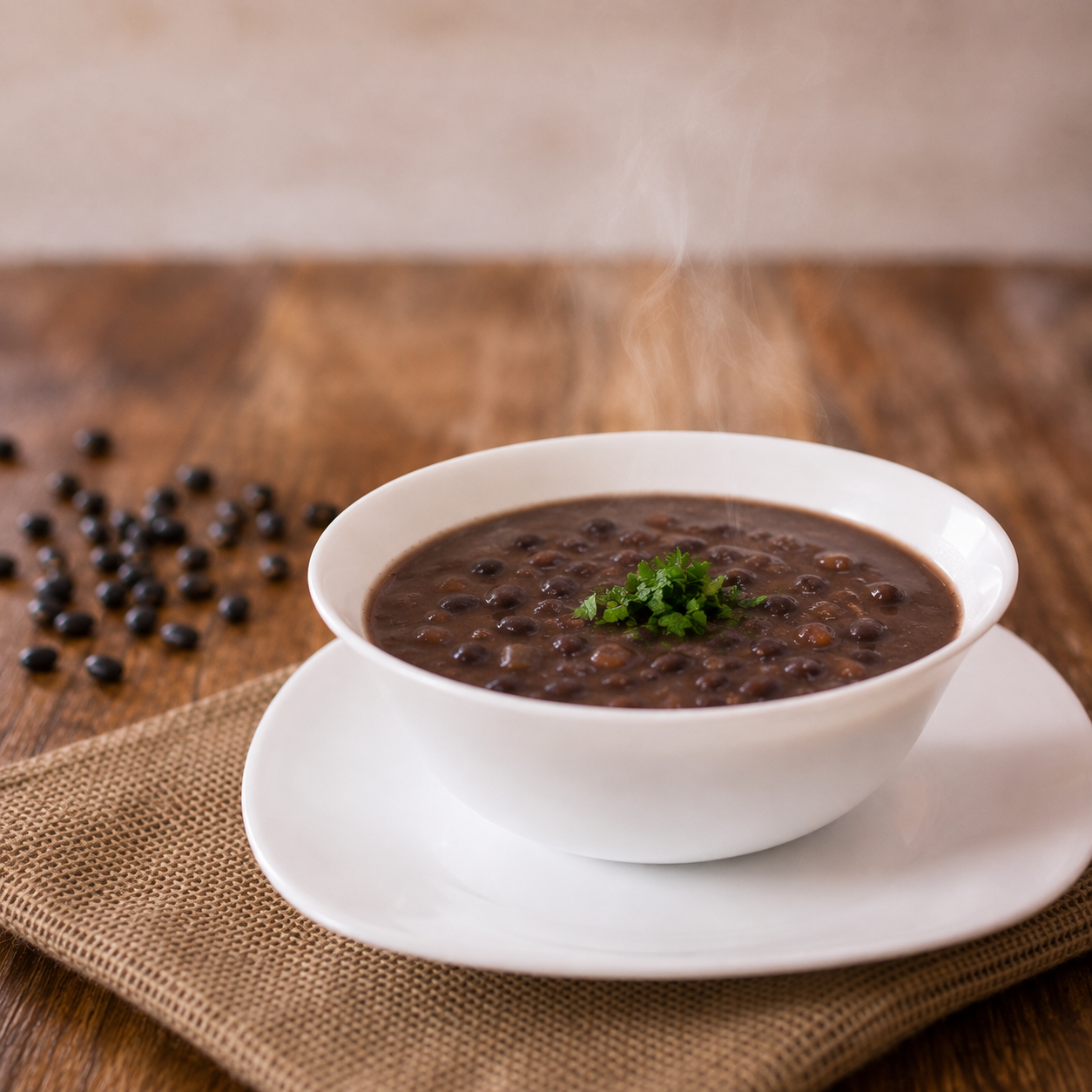 SOPA DE FEIJÃO COM LEGUMES