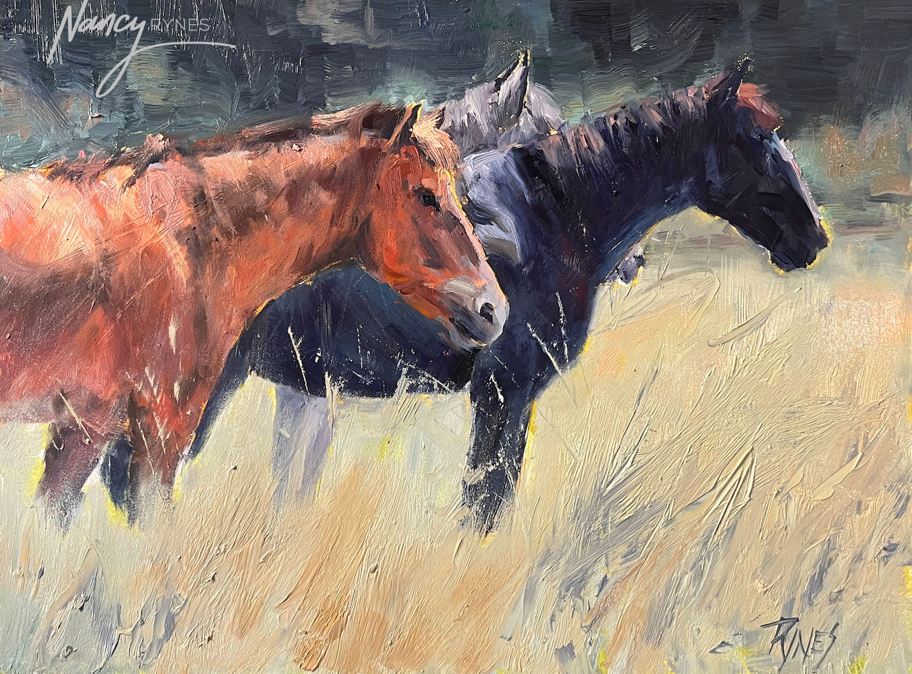 September Sun, Oil on panel, 9 x 12 inches