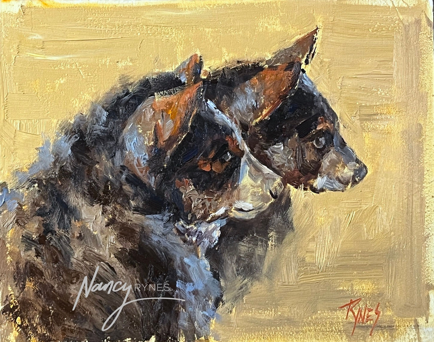 Young Eyes, oil on panel, 8 x 10 in.