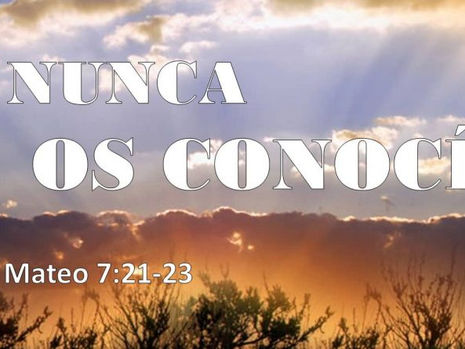 NO TODOS los que se dicen ser cristianos SON CRISTIANOS